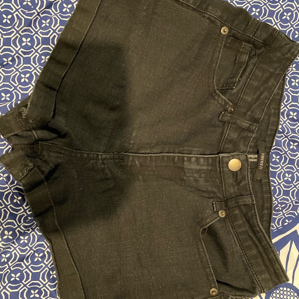 forever 21 black shorts